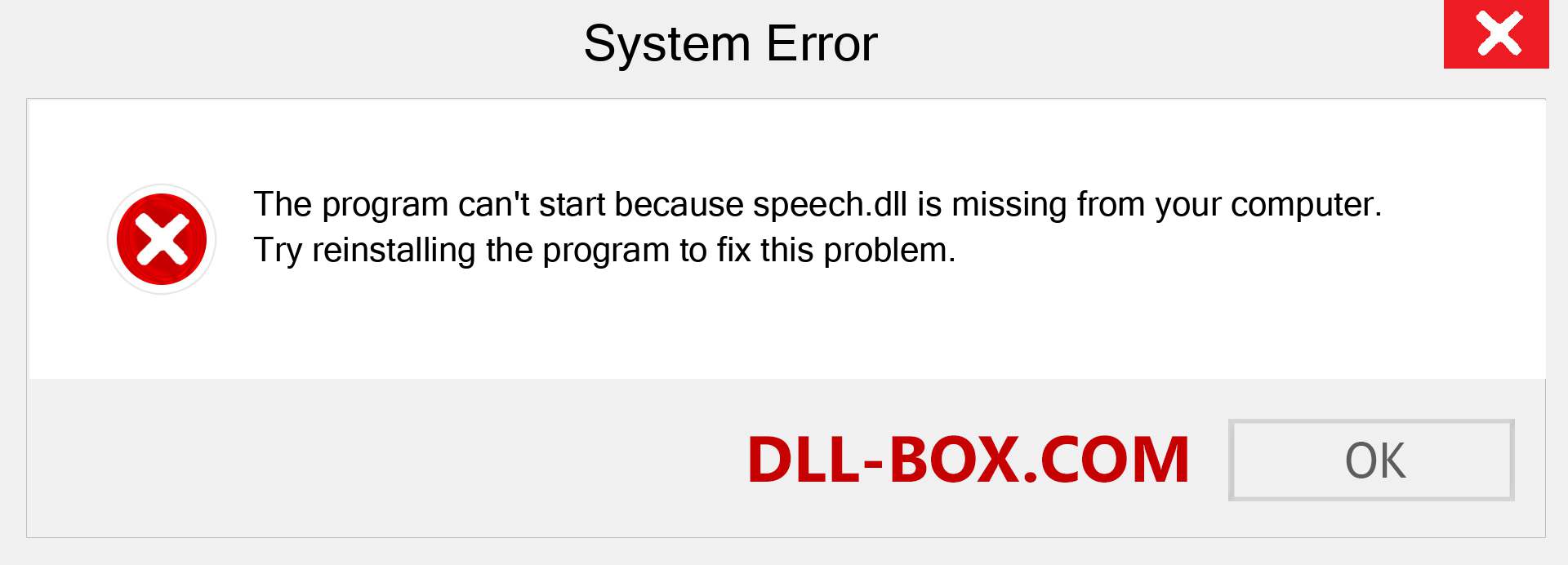  speech.dll file is missing?. Download for Windows 7, 8, 10 - Fix  speech dll Missing Error on Windows, photos, images